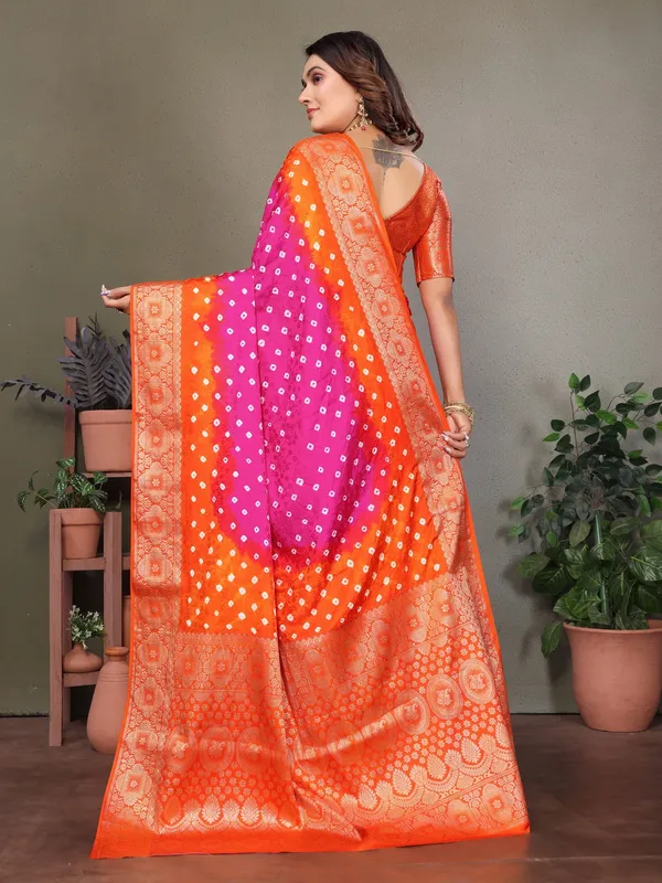 Multicolor_Silk_Blend_Saree_For_Women