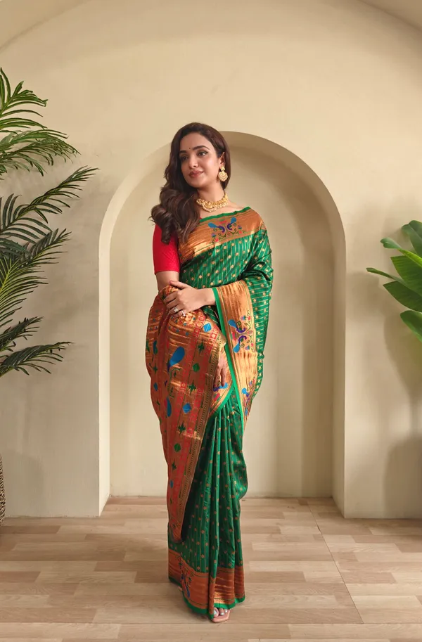 Green_Art_Silk_Saree_For_Women