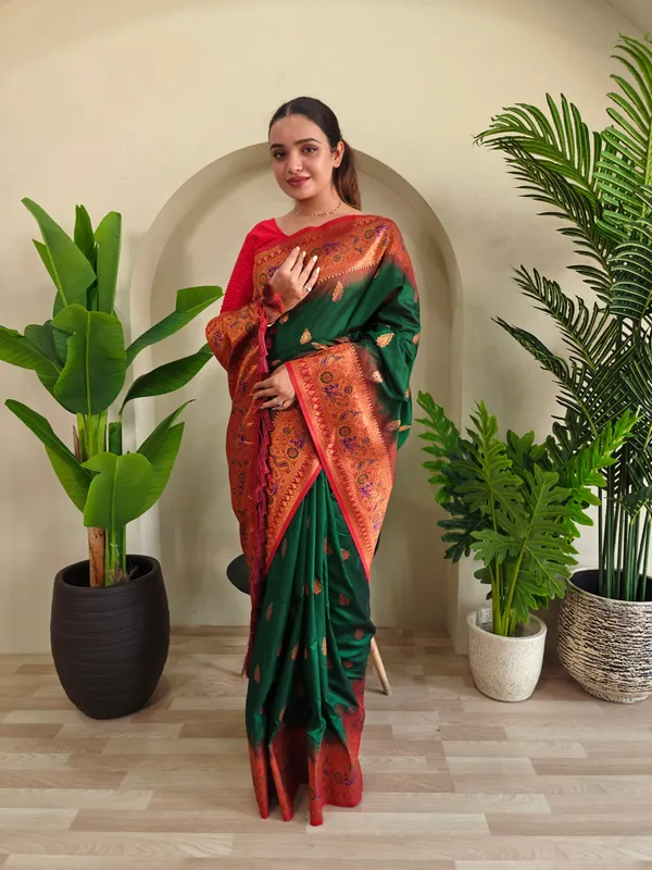 Green_Art_Silk_Saree_For_Women
