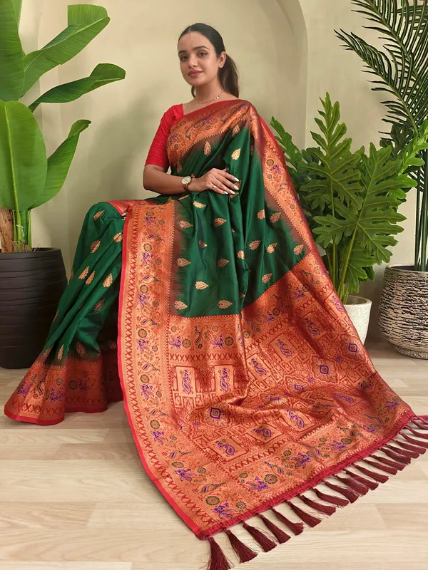 Green_Art_Silk_Saree_For_Women