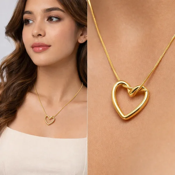 Gold_Plated_Open_Heart_Pendant_Necklace_for_Women_|_Anti-Tarnish,_Hypoallergenic,_Everyday_Minimal_Jewellery_|_Elegant_Gold_Snake_Chain_Necklace