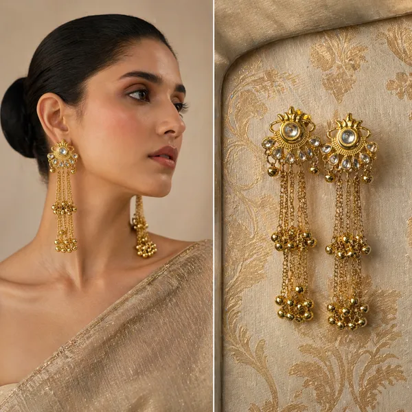Kashmiri_Gold_Plated_Long_Jhumka_Earrings_for_Women_|_Kundan_Stone_Ethnic_Chandbali_Style_Earrings_|_Stylish_Party_Wear_&_Wedding_Jewelry_for_Women_&_Girls