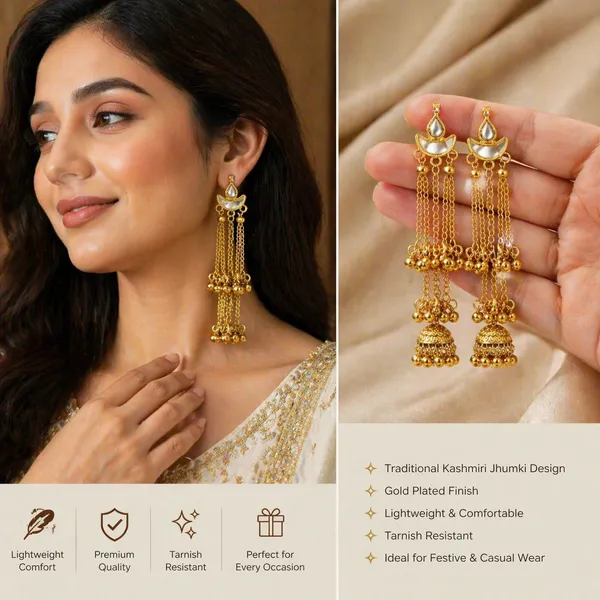 Premium_Kashmiri_Jhumka_Earrings_for_Women_&_Girls_Luxury_Gold_Plated_Traditional_Long_Chain_Jhumki_Ethnic_Bridal_Wedding_Party_Wear_Pearl_Drop_Designer_Statement_Jewellery_Collection