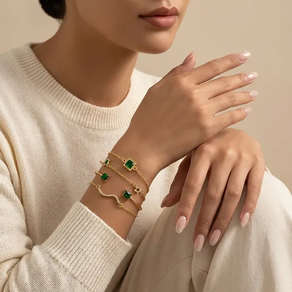 Green_And_Gold_Toned_Green_Stone_Bracelet_Set_For_Women_Set_Of_4