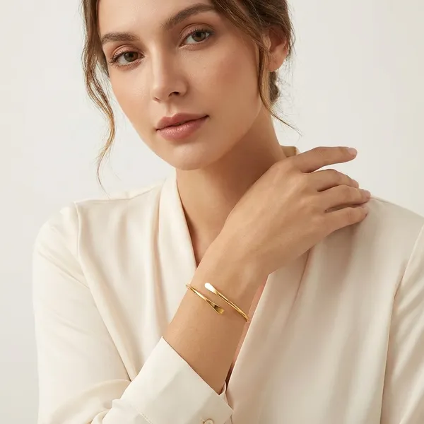 Minimal_Gold_Plated_Open_Cuff_Bracelet_for_Women_|_Adjustable_Bangle_|_Trendy_Korean_Style_Bracelet_|_Lightweight_Daily_Wear_Jewelry
