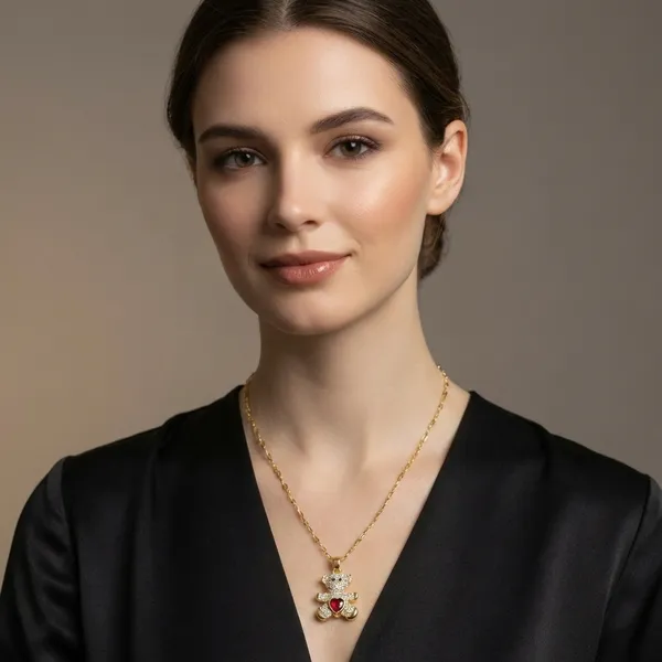 Sparkling_Teddy_Bear_Pendant_Necklace_-_Gold_Tone_With_Crystal_Accents_And_Red_Heart_For_Women