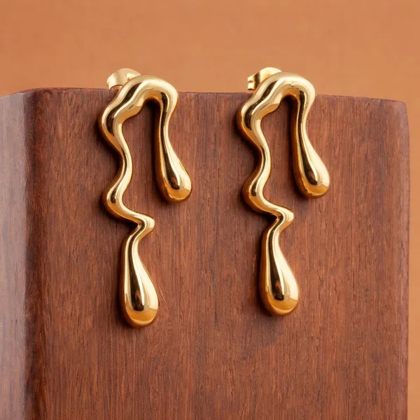 Luxury_Gold_Plated_Abstract_Earrings_|_Stylish_Minimal_Drop_Earrings_for_Girls