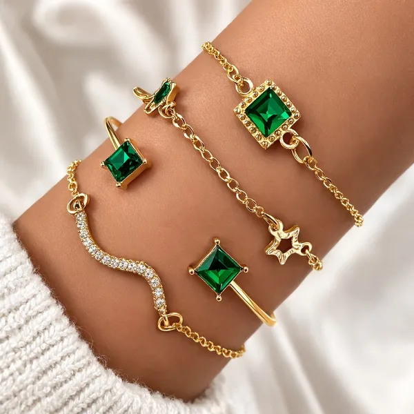 Green_And_Gold_Toned_Green_Stone_Bracelet_Set_For_Women_Set_Of_4