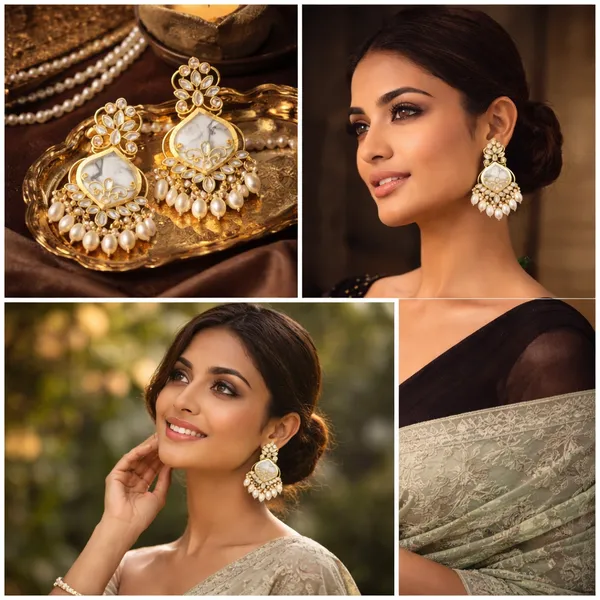 Pack_of_1_Chandelier_Gold_Plated_with_Kundan_and_Pearl_Earring_for_Women_&_Girls_Diamond,_Pearl,_Beads_Alloy_Drops_&_Danglers