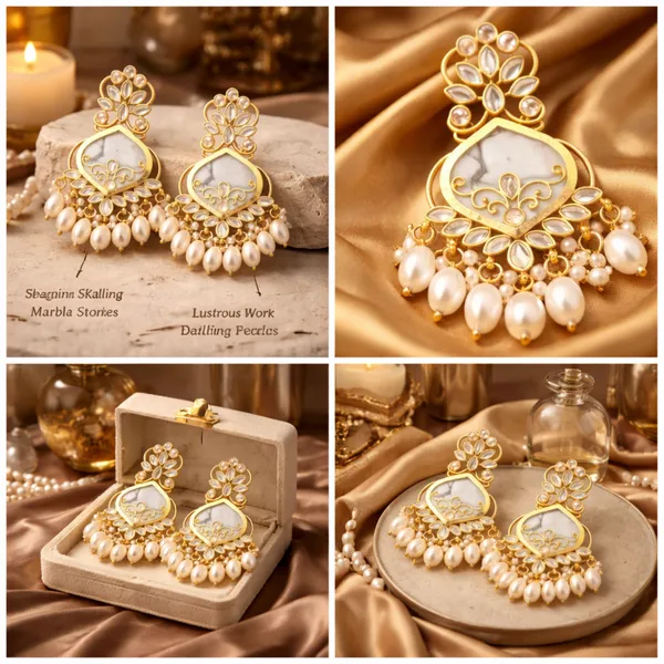 Pack_of_1_Chandelier_Gold_Plated_with_Kundan_and_Pearl_Earring_for_Women_&_Girls_Diamond,_Pearl,_Beads_Alloy_Drops_&_Danglers