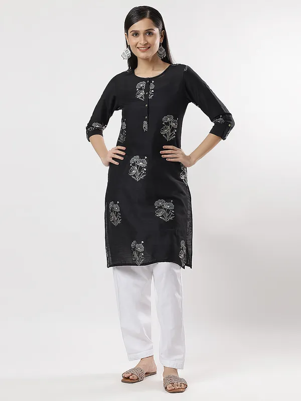 Kohinoorised_Pure_Cotton_Salwar_(Semi-Patiala)_With_Drawstrings_White