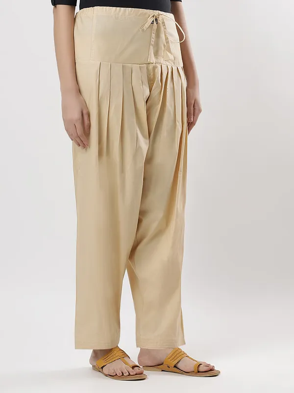 Kohinoorised_Pure_Cotton_Salwar_(Semi-Patiala)_With_Drawstrings_Skin