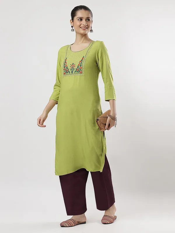 Kohinoorised_Pure_Cotton_Salwar_(Semi-Patiala)_With_Drawstrings_Wine