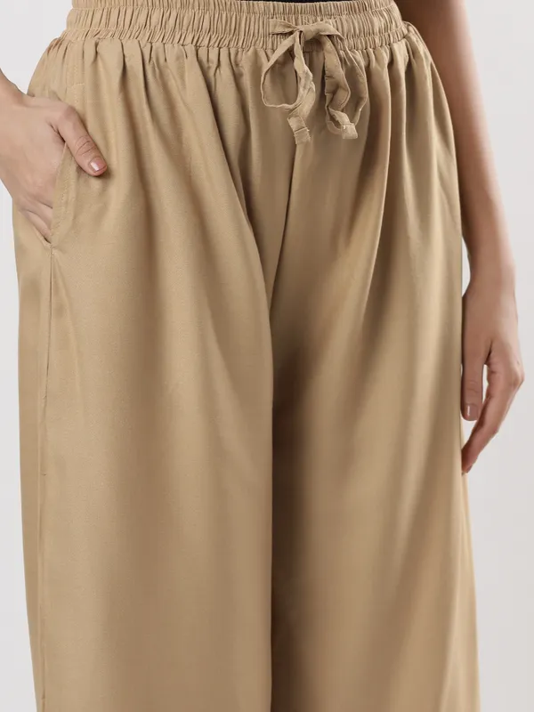 Kohinoorised_Pure_Viscos_Rayon_Palazzo_With_Two_Side_Pockets_With_Miyani_and_Drawstring_Dark_Skin