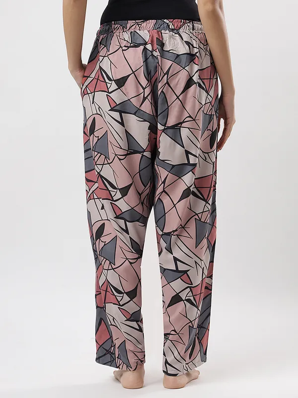 Kohinoorised_Pure_Viscose_Rayon_Printed_Relaxed_Pyjamas_with_Two_Side_Pockets_Grey_Puzzle