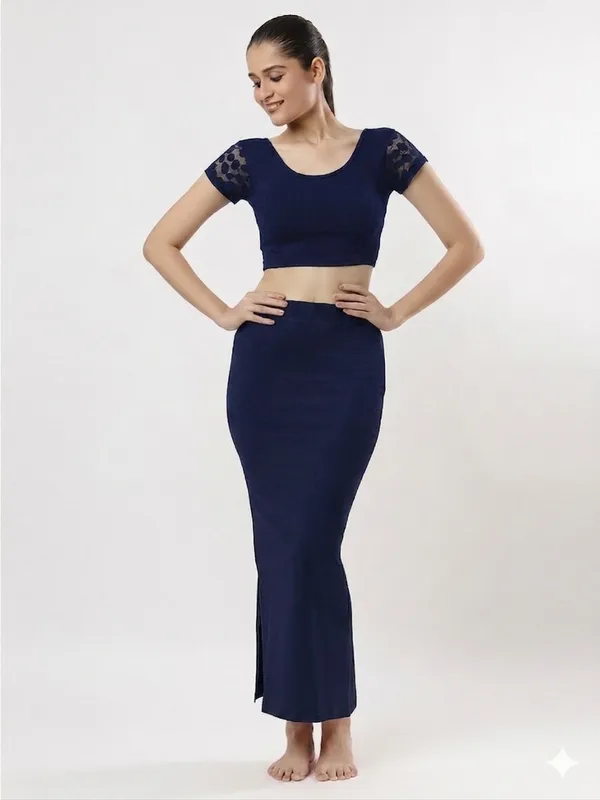 Navy_Blue_Saree_Shapewear