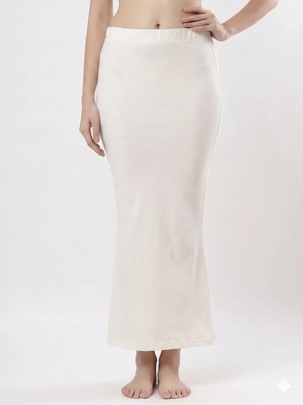 Off_White_Saree_Shapewear