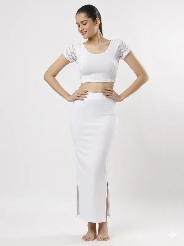 White_Saree_Shapewear