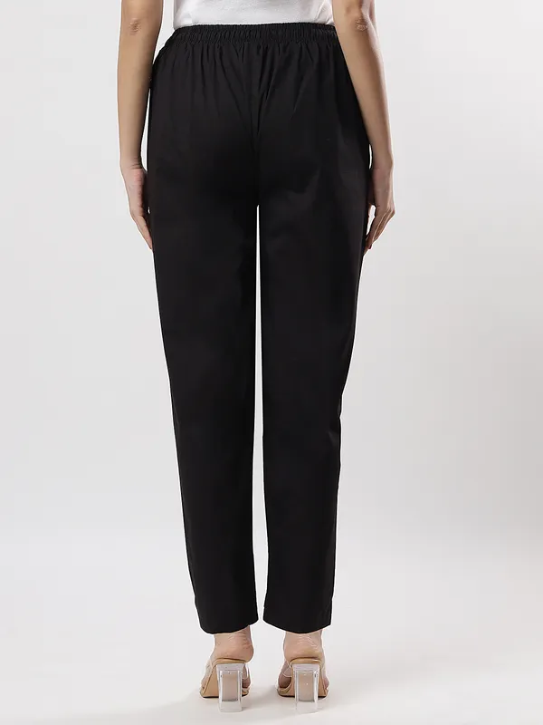 Kohinoorised_Stretchable_Cotton_Pants_With_Drawstring_and_Two_Side_Pockets_(Shrinkage_Free)_Black