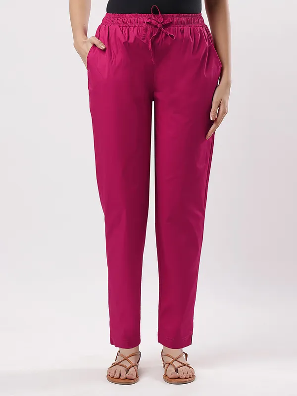 Kohinoorised_Stretchable_Cotton_Pants_With_Drawstring_and_Two_Side_Pockets_(Shrinkage_Free)_Rani