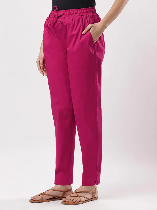 Kohinoorised_Stretchable_Cotton_Pants_With_Drawstring_and_Two_Side_Pockets_(Shrinkage_Free)_Rani