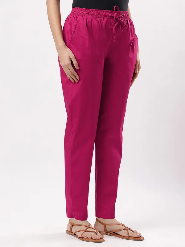 Kohinoorised_Stretchable_Cotton_Pants_With_Drawstring_and_Two_Side_Pockets_(Shrinkage_Free)_Rani