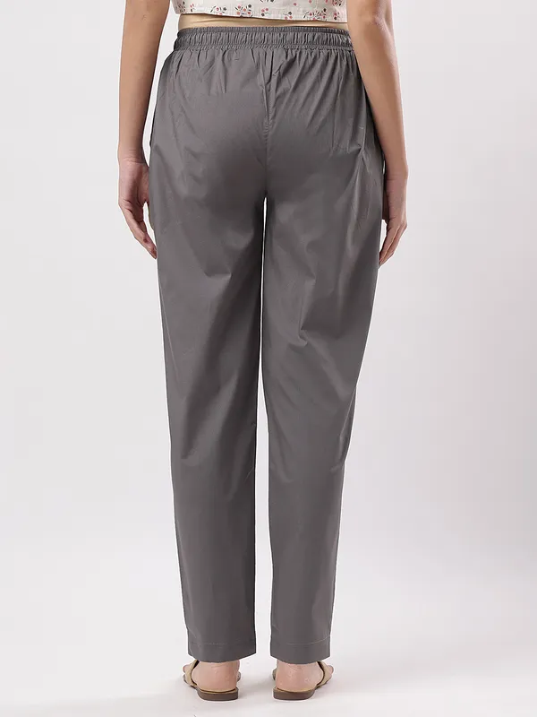 Kohinoorised_Stretchable_Cotton_Pants_With_Drawstring_and_Two_Side_Pockets_(Shrinkage_Free)_Steel_Grey