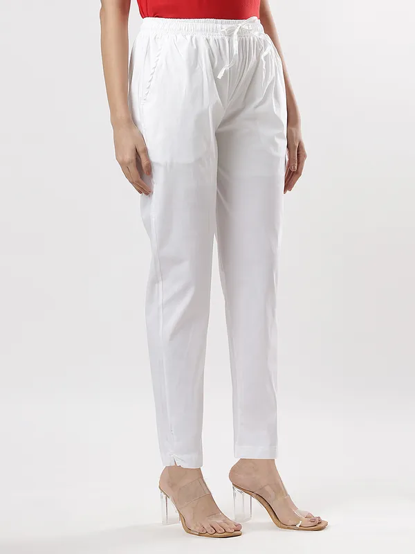 Kohinoorised_Stretchable_Cotton_Pants_With_Drawstring_and_Two_Side_Pockets_(Shrinkage_Free)_White