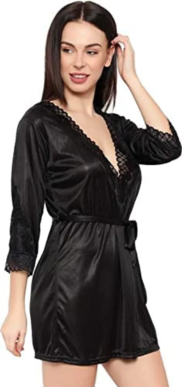 Black_Soft_Net_Or_Polyester_Babydoll_Lingerie_Set_For_Women
