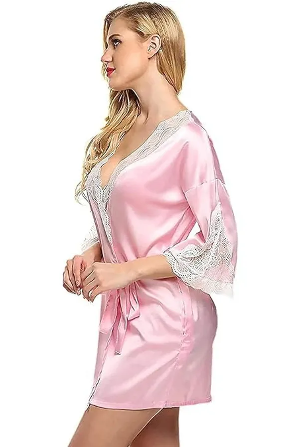 Pink_Soft_Net_Or_Polyester_Babydoll_Lingerie_For_Women