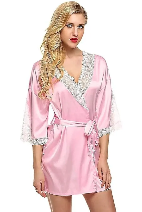 Pink_Soft_Net_Or_Polyester_Babydoll_Lingerie_For_Women