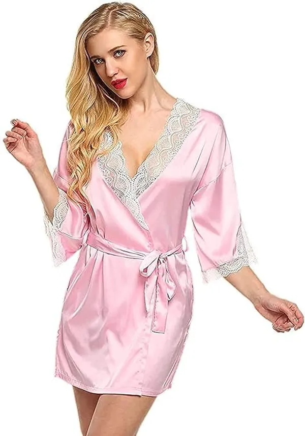Pink_Soft_Net_Or_Polyester_Babydoll_Lingerie_For_Women