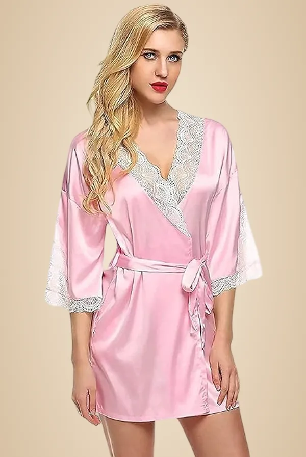 Pink_Soft_Net_Or_Polyester_Babydoll_Lingerie_For_Women