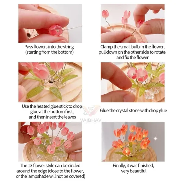 Diy_Flower_Night_Light_Kit