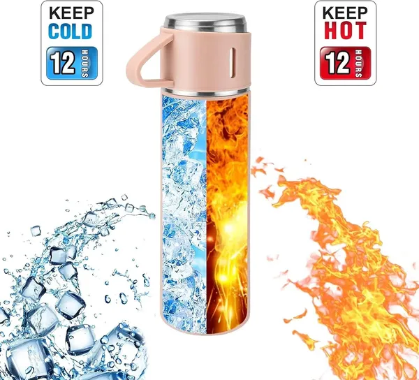 Stainless_Steel_Vacuum_Flask_Travel_Set_With_Insulated_Cups