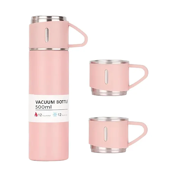 Stainless_Steel_Vacuum_Flask_Travel_Set_With_Insulated_Cups