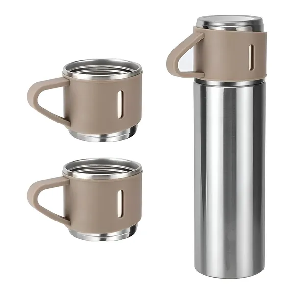 Stainless_Steel_Vacuum_Flask_Travel_Thermos_Set_With_Insulated_Cups