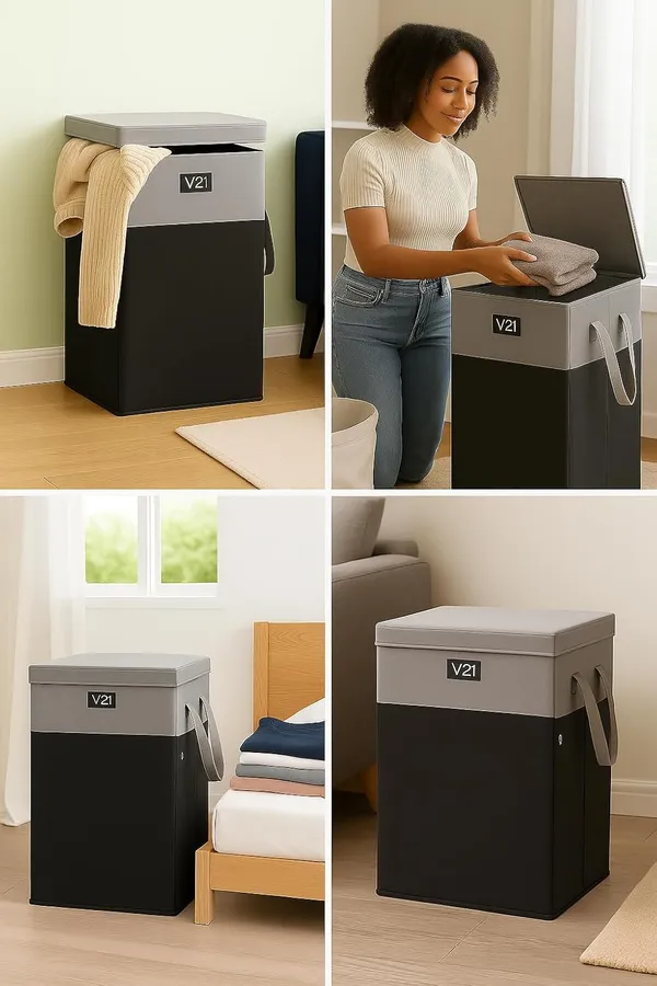 Foldable_Laundry_Hamper_With_Lid_And_Handles