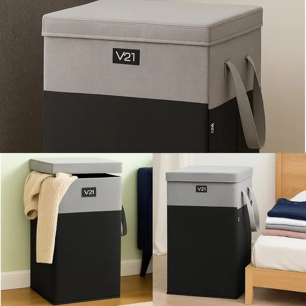 Foldable_Laundry_Hamper_With_Lid_And_Handles