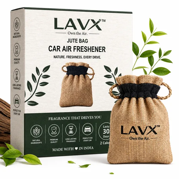 LavX™_Sandal_Wood_Jute_Bag_Car_Air_Freshener_|_Long_Lasting_Hanging_Car_Perfume_|_Eco_Friendly_Natural_Fragrance_|_Premium_Car_Aroma