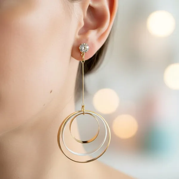 White_Premium_Metal_Earrings_For_Women