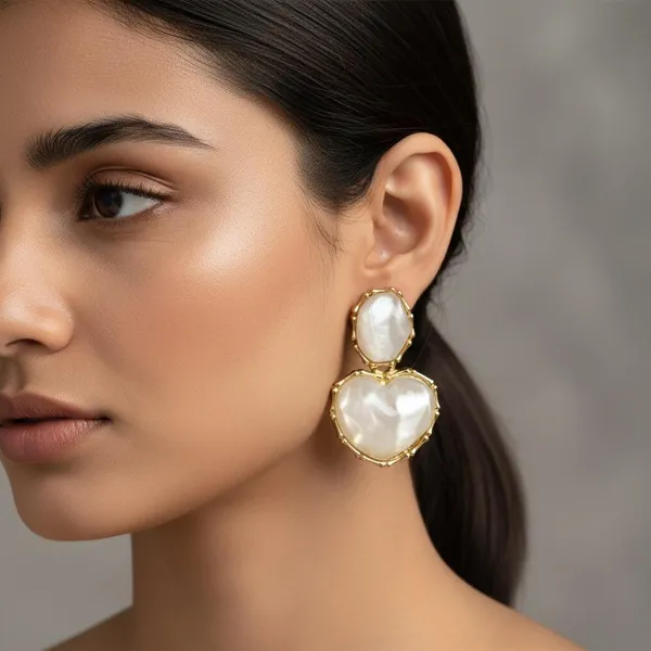 White_Premium_Metal_Earrings_For_Women