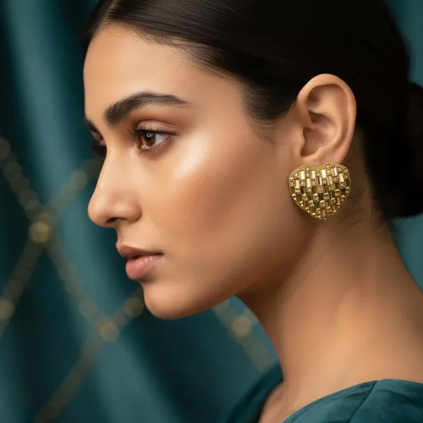 Gold_Premium_Metal_Earrings_For_Women