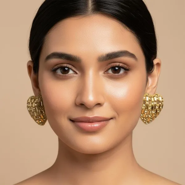 Gold_Premium_Metal_Earrings_For_Women