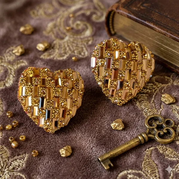 Gold_Premium_Metal_Earrings_For_Women