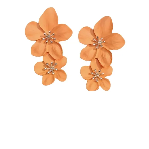Orange_Premium_Metal_Earrings_For_Women
