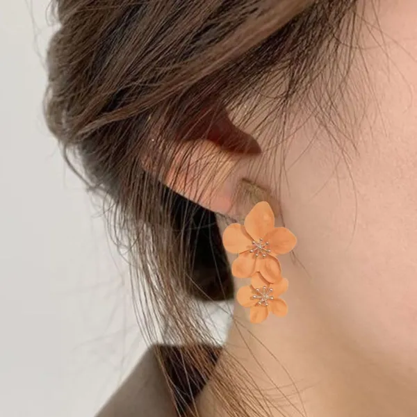 Orange_Premium_Metal_Earrings_For_Women