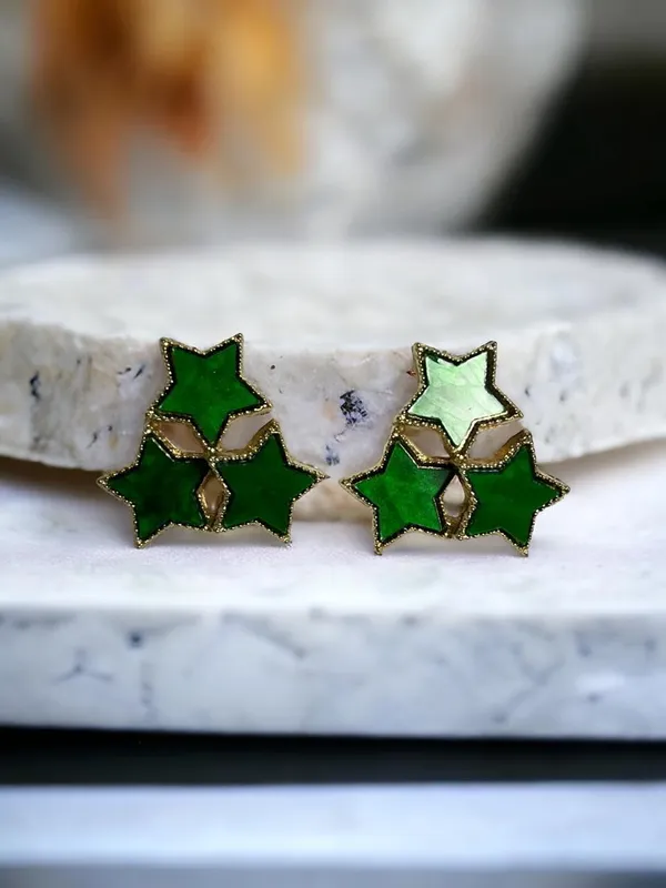 Green_Premium_Metal_Earrings_For_Women