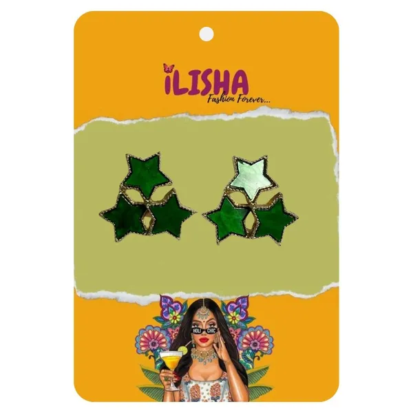 Green_Premium_Metal_Earrings_For_Women