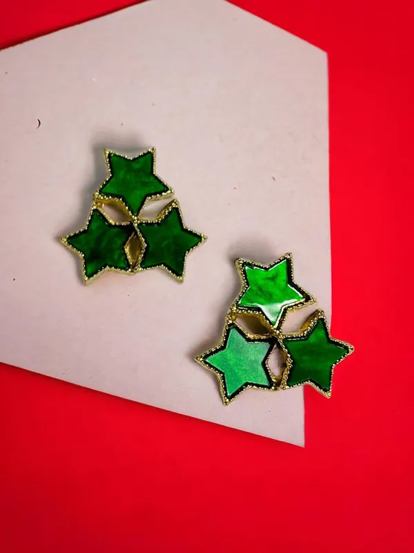 Green_Premium_Metal_Earrings_For_Women